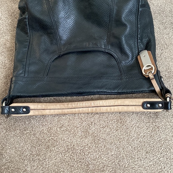B. Makowsky - Black Leather Hobo Bag - Picture 11 of 14